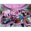 Image 2 : Lot of Barbie cases, clothes, shoes & accessories.