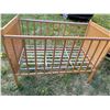 Image 3 : Vintage wooden baby crib.