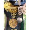 Image 9 : Antique, ornate Singer sewing machine & pedal. Unknown working condition.