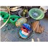 Image 4 : Lot of outdoor yard & garden decor. Pots, jugs, bird bath,feeders,patio lanterns, stepping stone, fo