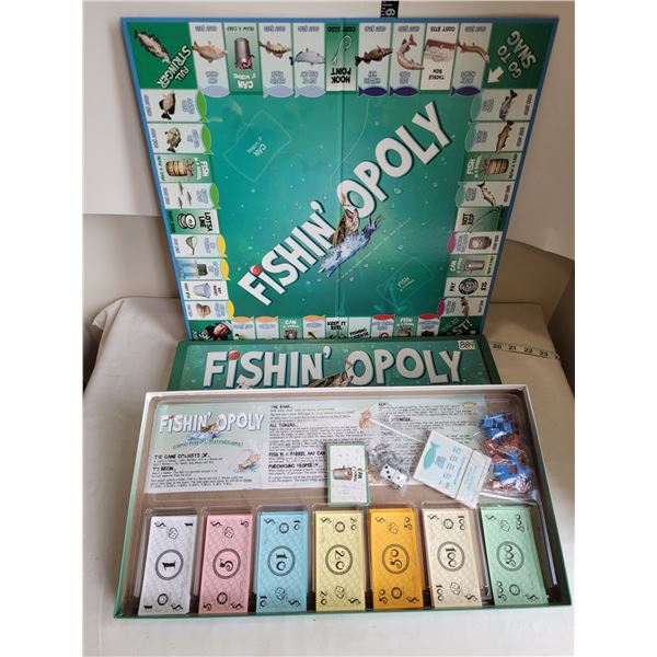 Fishin' Opoly board game.