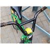 Image 3 : Small John Deere Bicycle. Adjustable seat spring forks. Back tire needs repair.