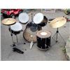 Image 1 : Complete Drum Set. Quality names Gibraltar, Dixon & Pearl.