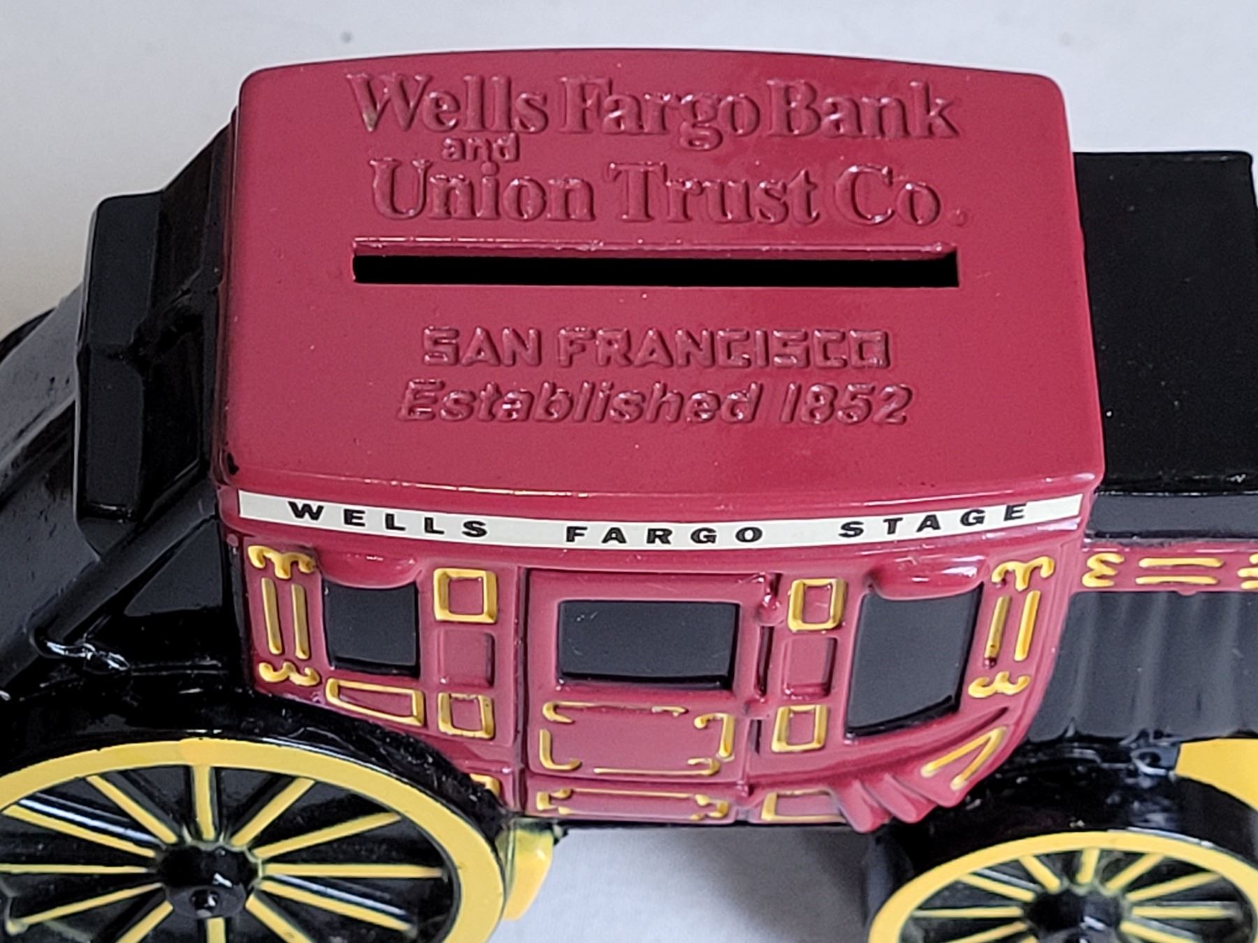 Small Framed Wells Fargo print by Russell E. Hill. Wells Fargo Stage