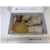 Image 1 : Box W/ Shale Rocks For Crafts
