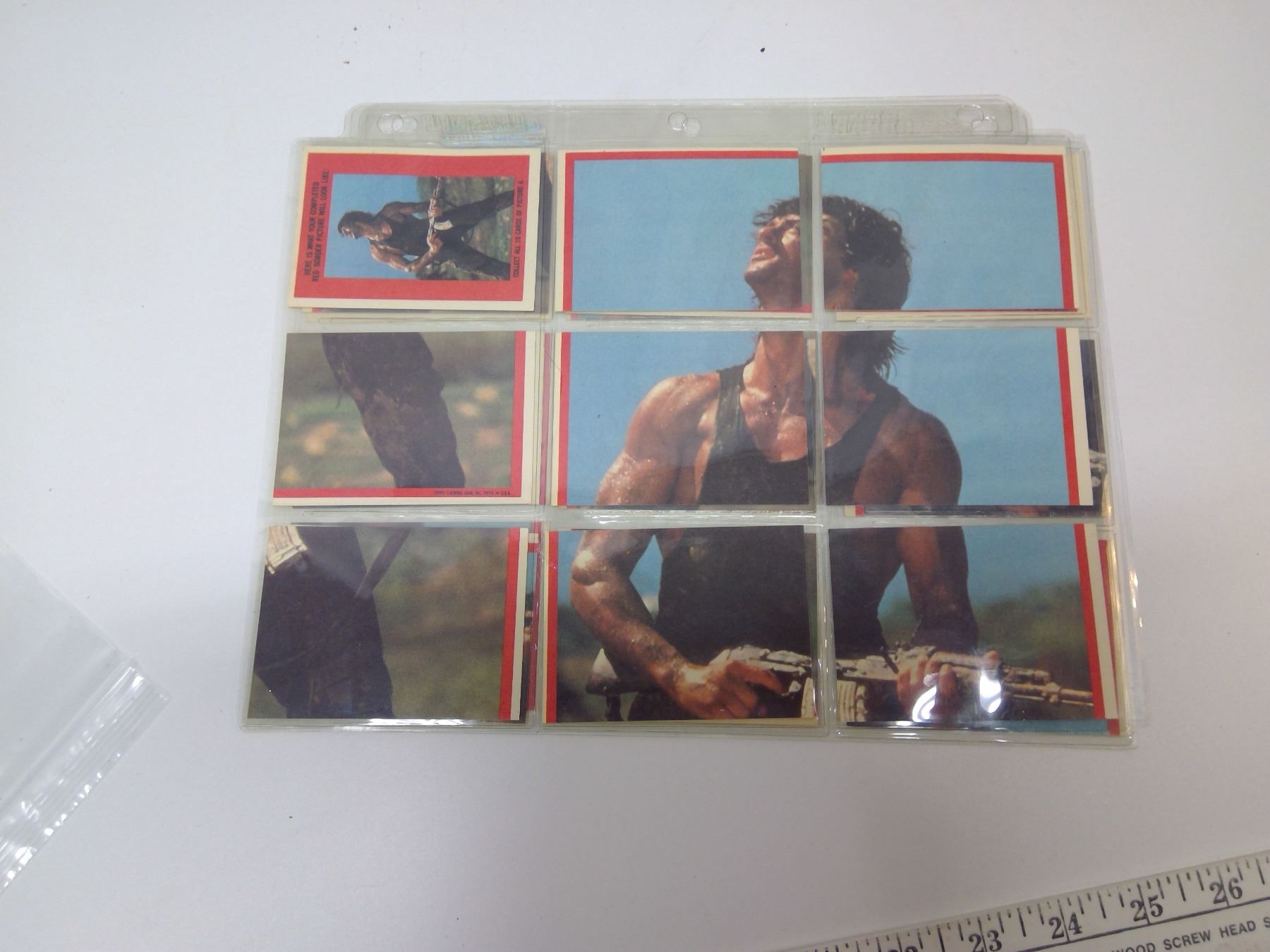 (23) 1983 RamBo Sticker Cards First Blood