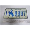 Image 1 : 1977 Wyoming Truck Plate