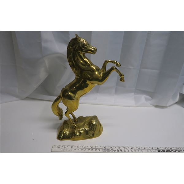 Brass Horse 16" Tall