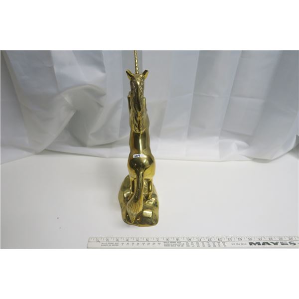 Brass Unicorn 16  Tall