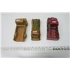 Image 4 : 3 Medium Wood Cars