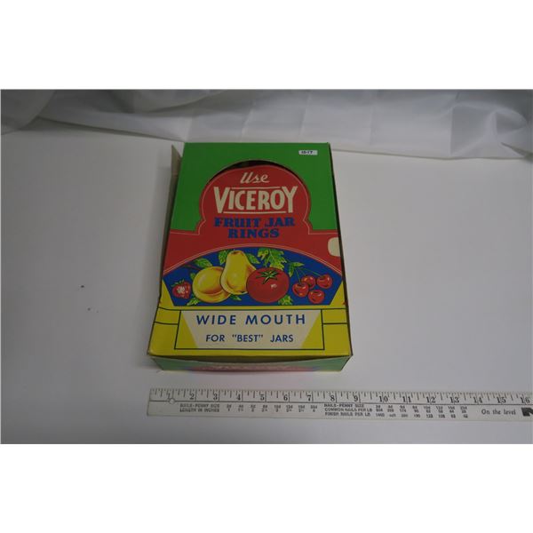 Viceroy Fruit Jar Rings Wide Mouth - 6 Sealed Packs Inside