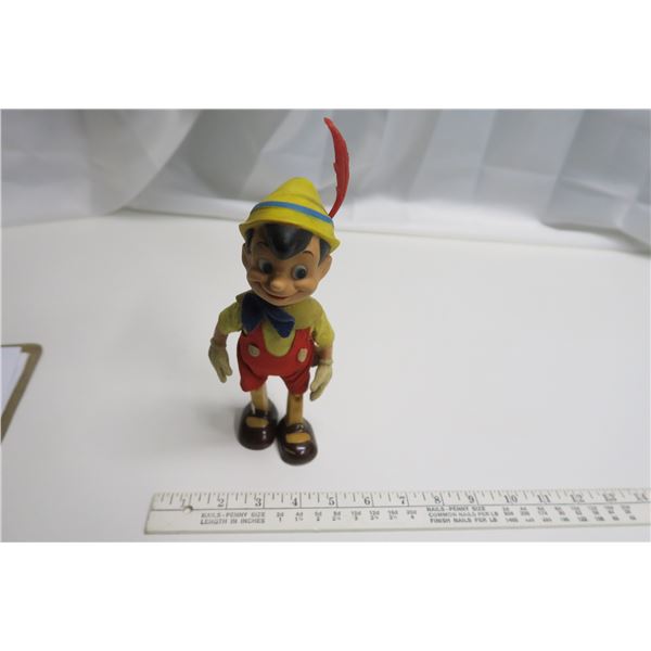 Vintage Walt Disney Production Pinocchio Doll 1970's Hong Kong R. Dakin & Co