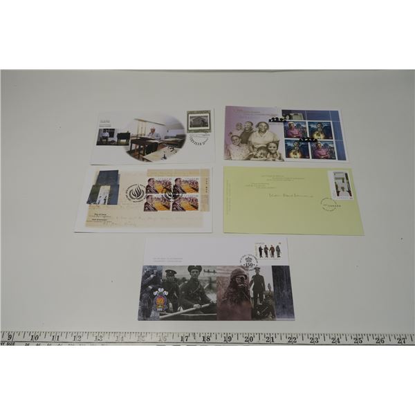 5 Assorted Envelopes with Stamps