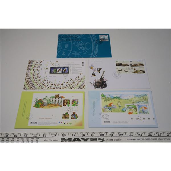 5 Assorted Envelopes with Stamps