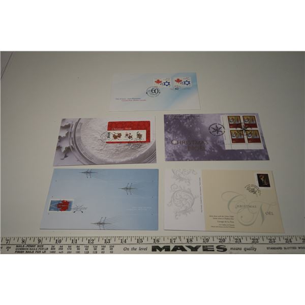 5 Assorted Envelopes with Stamps