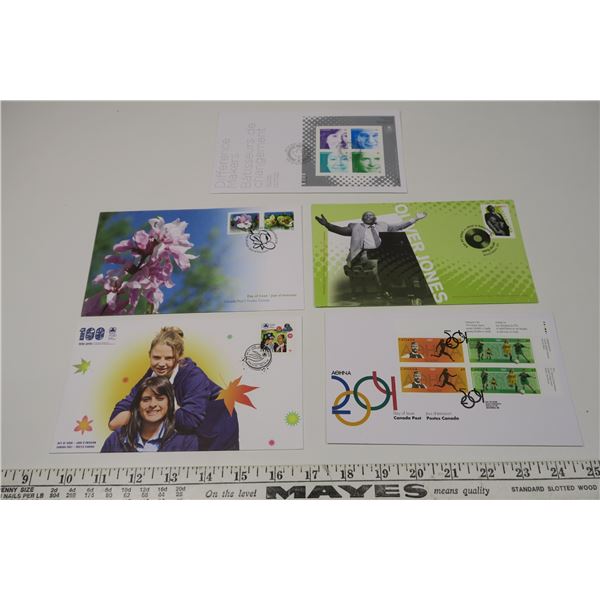 5 Assorted Envelopes with Stamps