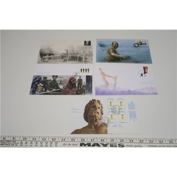 5 Assorted Envelopes with Stamps