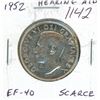 Image 1 : 1952 Canadian Silver 50 Cents with Hearing Aid in the King’s Ear. The result of a Die Clash. Scarce.