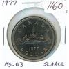 Image 1 : 1977 Short Water Lines Dollar. MS-63. Scarce. Nice.