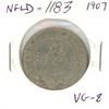 Image 1 : Colony of Newfoundland. 1907 Silver 50 Cents. VG-8.