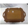Image 1 : Vintage Wood Hand Carved Tray