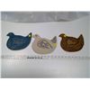 Image 1 : (3) Ceramic Chickens