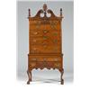 Image 1 : Chippendale-style High Chest of Drawers,