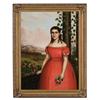 Image 1 : Portrait of a Girl in a Red Dress,