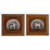 Image 1 : Carved Plaques of Terriers by J. Hardman,