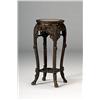 Image 1 : Tall Chinese Fern Stand with Marble Top,