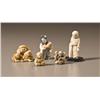 Image 1 : Carved Ivory Netsukes,
