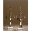 Image 1 : Napoleon III Ormolu and Marble Candelabra,