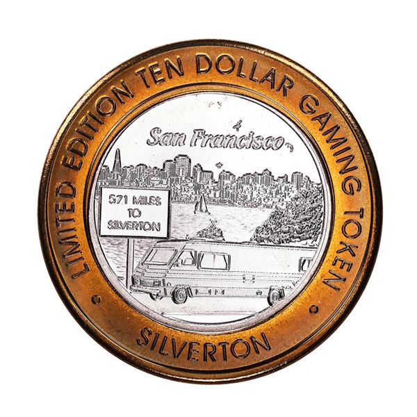 .999 Silver Silverton Casino Las Vegas, NV $10 Casino Limited Edition Gaming Token