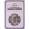 Image 1 : 1948 Franklin Half Dollar Coin NGC MS65+FBL