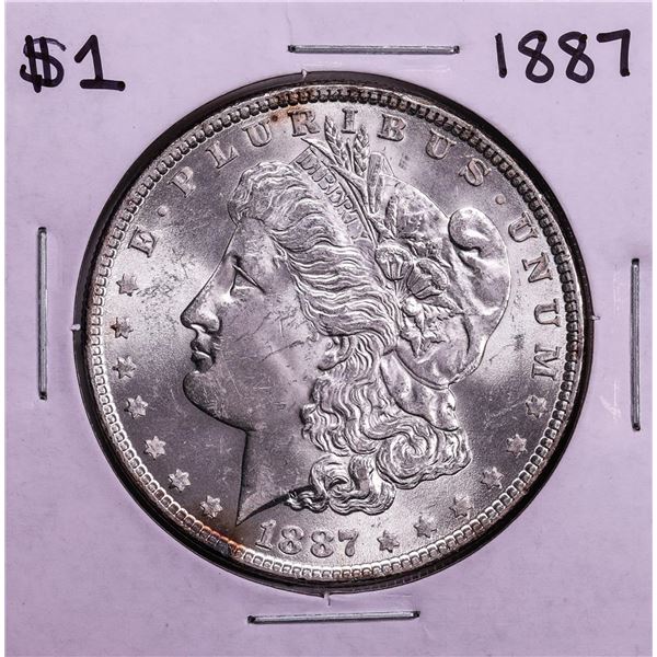 1887 $1 Morgan Silver Dollar Coin