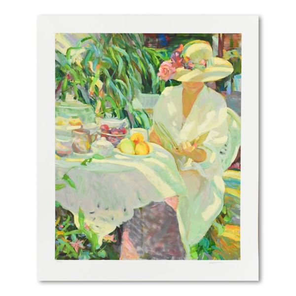 Don Hatfield "Garden Solitude" Limited Edition Serigraph On Paper