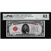 Image 1 : 1928C $5 Legal Tender Note Fr.1528 PMG Choice Uncirculated 63