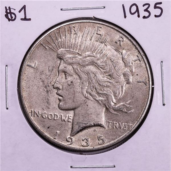 1935 $1 Peace Silver Dollar Coin