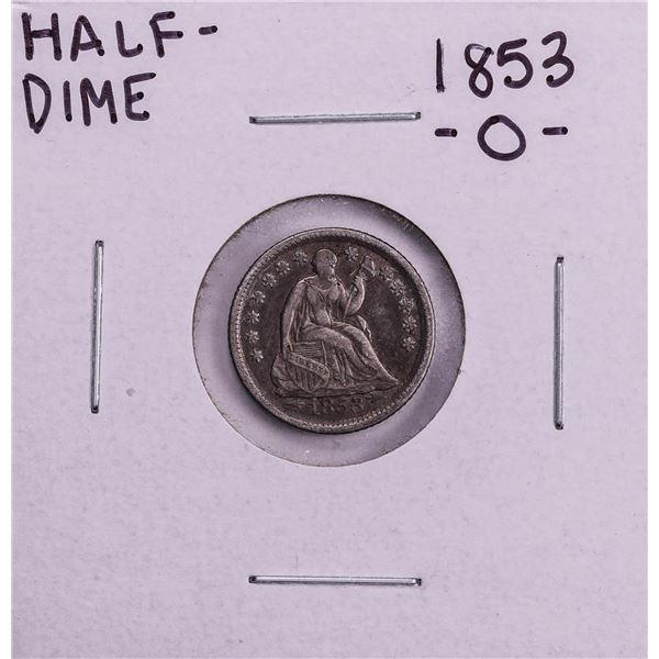 1853-O Seated Liberty Half Dime Coin