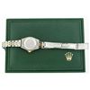 Image 8 : Rolex Ladies Two Tone Blue Vignette Diamond & Sapphire Datejust Wristwatch