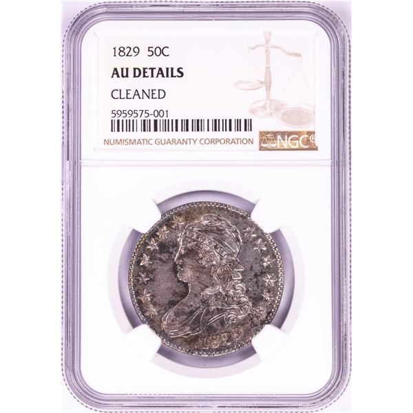 1829 Capped Bust Half Dollar Coin