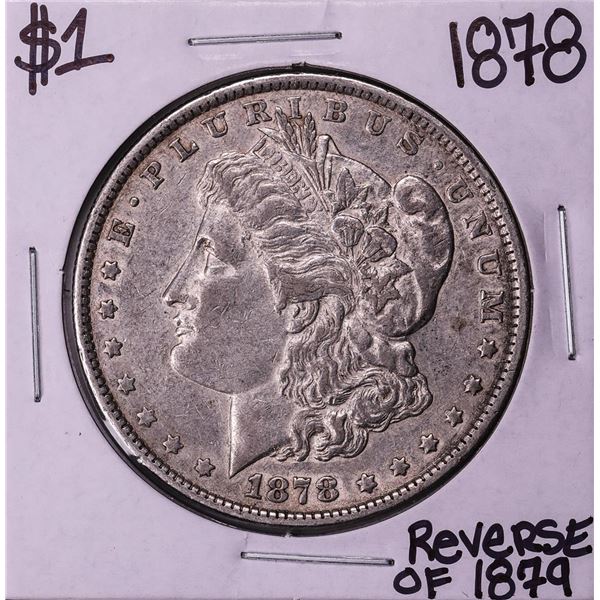 1878 Reverse of 1879 $1 Morgan Silver Dollar Coin