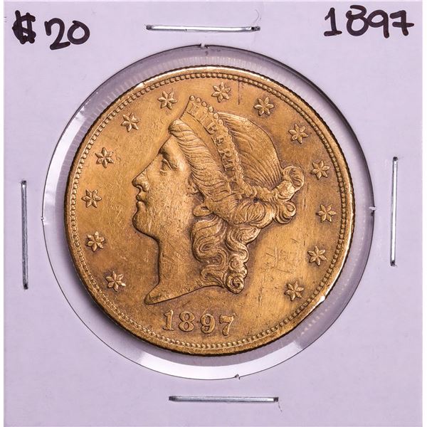 1897 $20 Liberty Head Double Eagle Gold Coin
