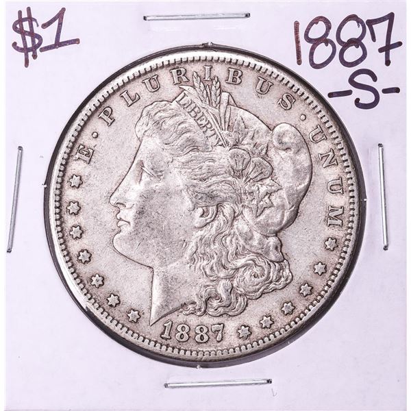 1887-S $1 Morgan Silver Dollar Coin