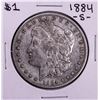 Image 1 : 1884-S $1 Morgan Silver Dollar Coin