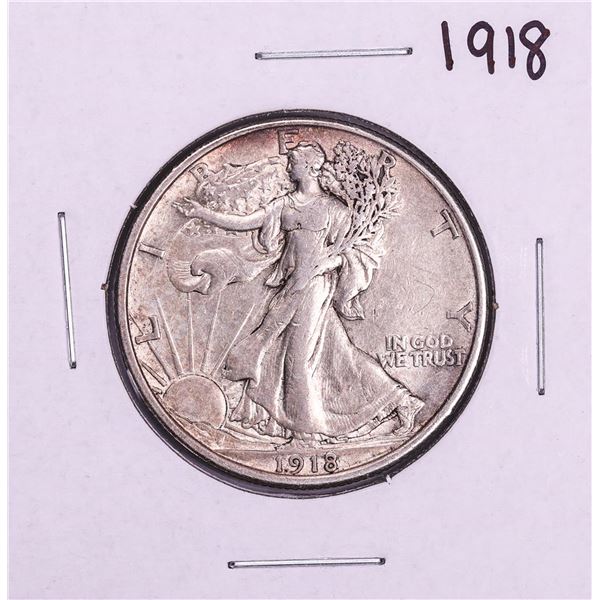 1918 Walking Liberty Half Dollar Coin