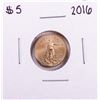 Image 1 : 2016 $5 American Gold Eagle Coin
