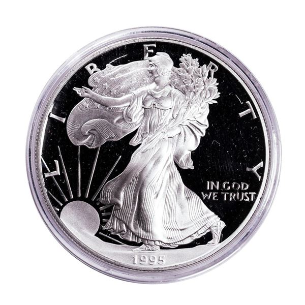 1995-P $1 Proof American Silver Eagle Coin