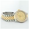 Image 6 : Rolex Men's Two Tone 2.5 CTW Bezel Champagne Jubilee Index Datejust Wristwatch