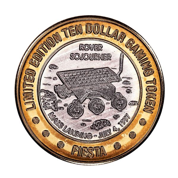 .999 Silver Fiesta Casino and Hotel $10 Casino Limited Edition Gaming Token